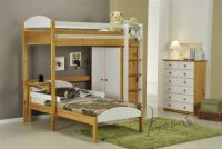 Verona Maximus 'L' Shape Twin Sleeper Complete Bedroom Set